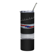 1957 57 Bel Air Tribute 20 ounce Tumbler with Straw Black