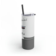 56 Chevy Tribute Skinny Matte Tumbler, 20oz Grey