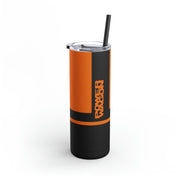 Power Wagon Tribute Skinny Matte Tumbler, 20oz Orange