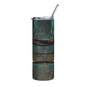 57 Chevy Tribute Skinny Matte Tumbler, 20oz Rusted Turquoise