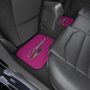 Pink Charger Black Stripe Tribute Car Floor Mats (Set of 4)