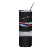 57 Chevy Tribute Skinny Matte Tumbler, 20oz Black