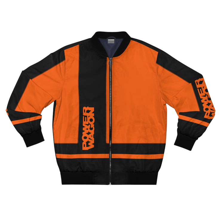 Mopar Power Wagon Truck Tribute Jacket Men's AOP Bomber Jacket orange/black