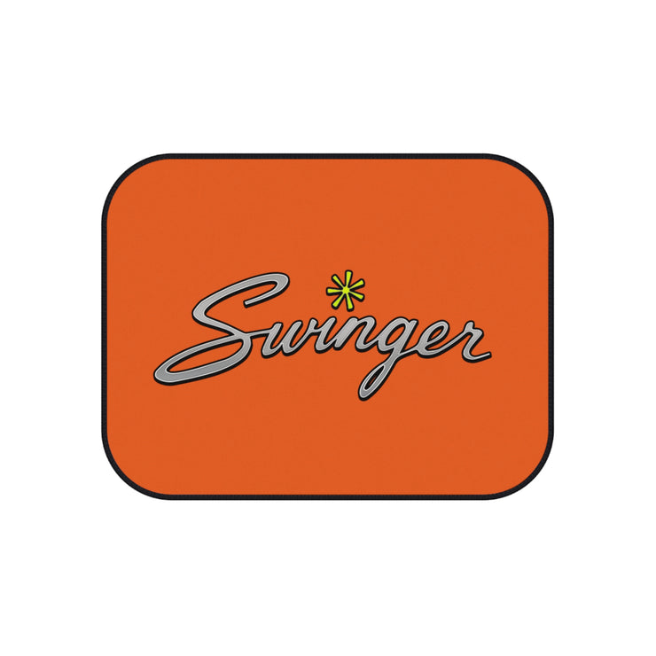 Dart Swinger Tribute Car Floor Mats (Set of 4) orange