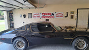 Smokey and the Bandit Garage Shop Banner Tribute Snowman Trans Am Transam LE SE Free Shipping!