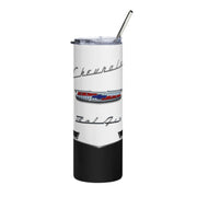 56 Chevy Tribute Skinny Matte Tumbler, 20oz Black