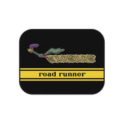 Plymouth Roadrunner Tribute Car Floor Mats (Set of 4) yellow Stripe flipped helmet