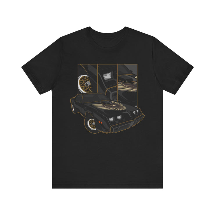 Black / Gold 1979 1980 1981 Firebird Trans am T Shirt T Shirt Unisex Jersey Short Sleeve Tee T Shirt