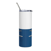 1955 55 Chevy Bel Air Tribute 20 ounce Tumbler with Dark Blue/White