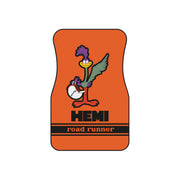 Hemi Plymouth Roadrunner Tribute Car Floor Mats (Set of 4) Orange