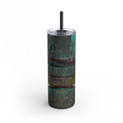 57 Chevy Tribute Skinny Matte Tumbler, 20oz Rusted Turquoise