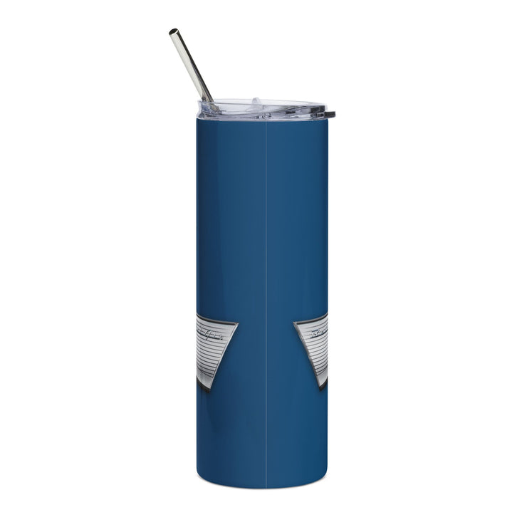 1957 57 Bel Air Tribute 20 ounce Tumbler with Straw Dark Blue
