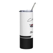 56 Chevy Tribute Skinny Matte Tumbler, 20oz Black