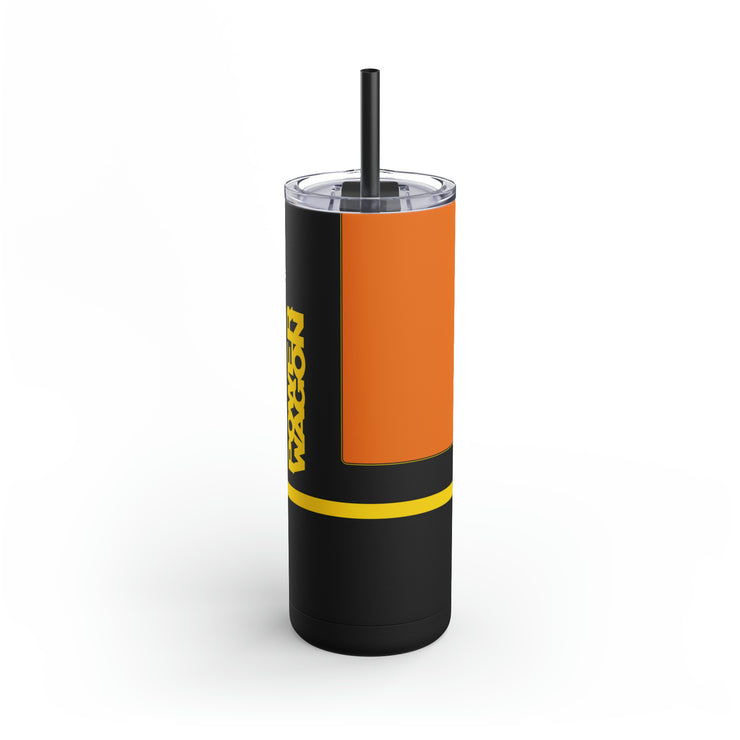 Power Wagon Tribute Skinny Matte Tumbler, 20oz Orange / Yellow