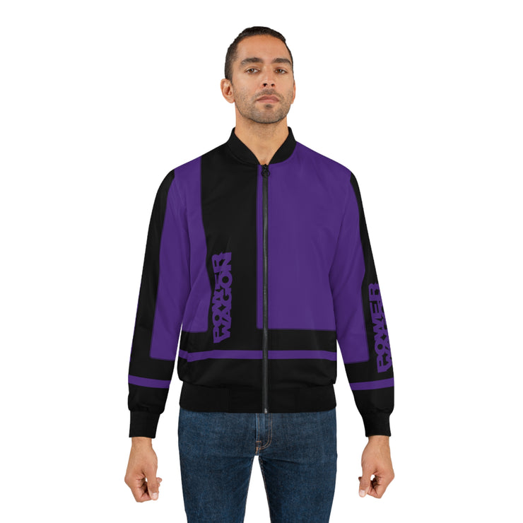 Mopar Power Wagon Truck Tribute Jacket Men's AOP Bomber Jacket purple/black