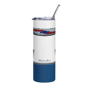 1955 55 Chevy Bel Air Tribute 20 ounce Tumbler with Dark Blue/White