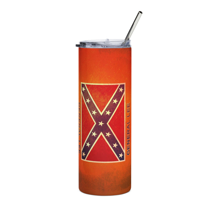 Dirty General Lee Tribute 20 ounce Tumbler with Straw