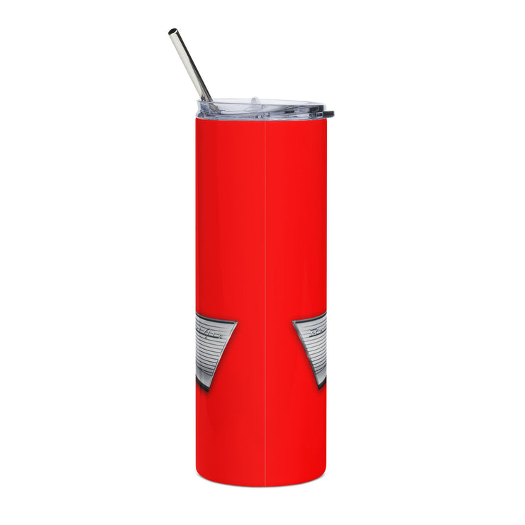1957 57 Bel Air Tribute 20 ounce Tumbler with Straw Red