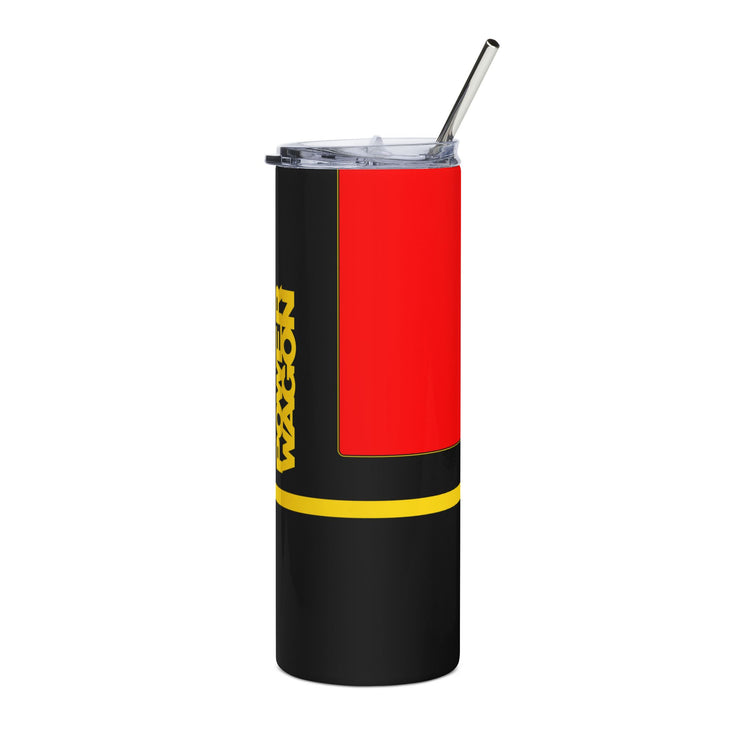 Power Wagon Tribute Skinny Matte Tumbler, 20oz Red / Yellow