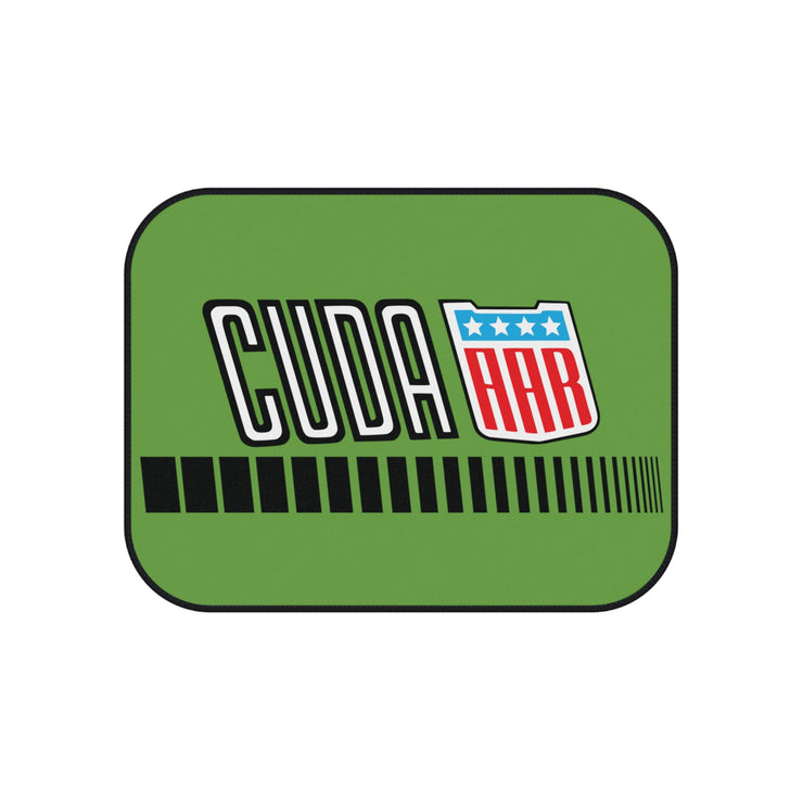 Plymouth Cuda Tribute Car Floor Mats (Set of 4) sublime green