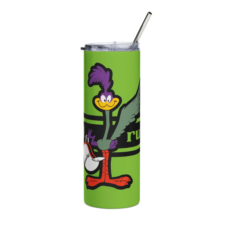 Plymouth Roadrunner Tribute Stainless Steel Tumbler, 20oz | Green/Black