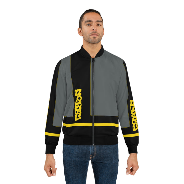 Mopar Power Wagon Truck Tribute Jacket Men's AOP Bomber Jacket  yellow/grey/black