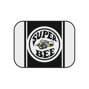 Super Bee Tribute Car Floor Mats (Set of 4) white / black