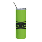 Plymouth Roadrunner Tribute Stainless Steel Tumbler, 20oz | Green/Black