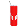 1971 1972 Plymouth Roadrunner Tribute Stainless Steel Gloss Tumbler, 20oz with Straw