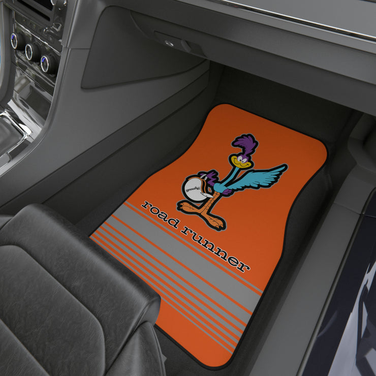 77 Plymouth Roadrunner Tribute Car Floor Mats (Set of 4) Orange