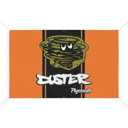 Plymouth Duster Garage Shop Banner Tribute Matte Banner Orange/black