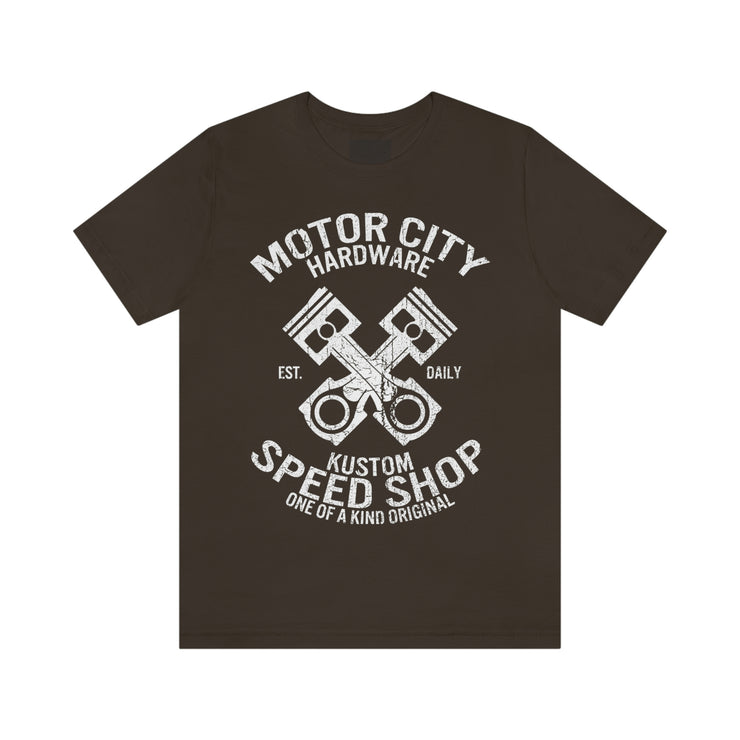 Motor City Speed Shop Unisex Jersey Short Sleeve Tee T Shirt