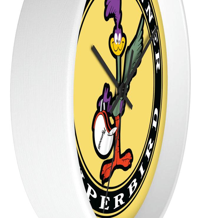 Road Runner Superbird Wall clock yellow/black