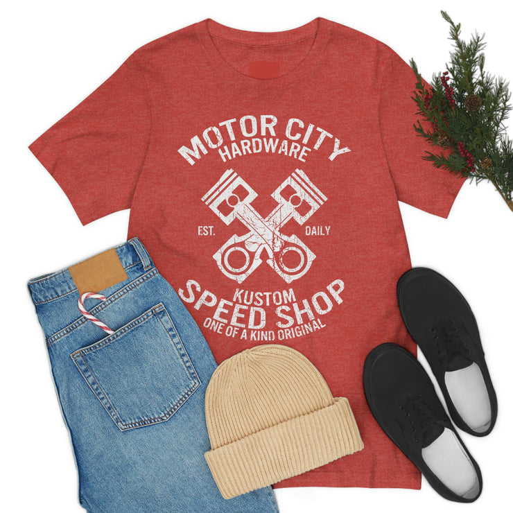 Motor City Speed Shop Unisex Jersey Short Sleeve Tee T Shirt