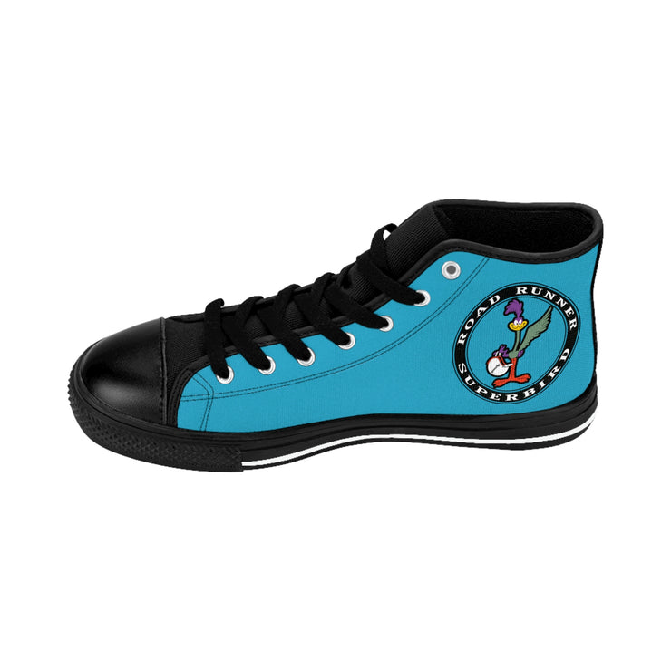 Superbird Road Runner Tribute Men's Classic Sneakers Turquoise/Black