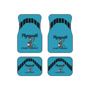 1971 1972 Plymouth Roadrunner Tribute Car Floor Mats (Set of 4) Turquoise/Black