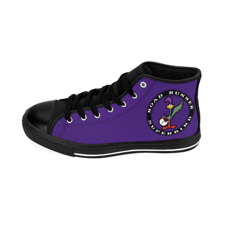 Super bird Road Runner Tribute Women's Classic Sneakers Purple/Black