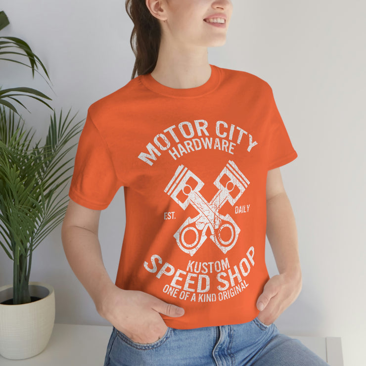 Motor City Speed Shop Unisex Jersey Short Sleeve Tee T Shirt