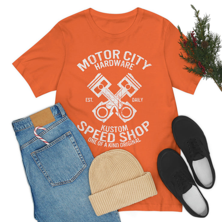 Motor City Speed Shop Unisex Jersey Short Sleeve Tee T Shirt