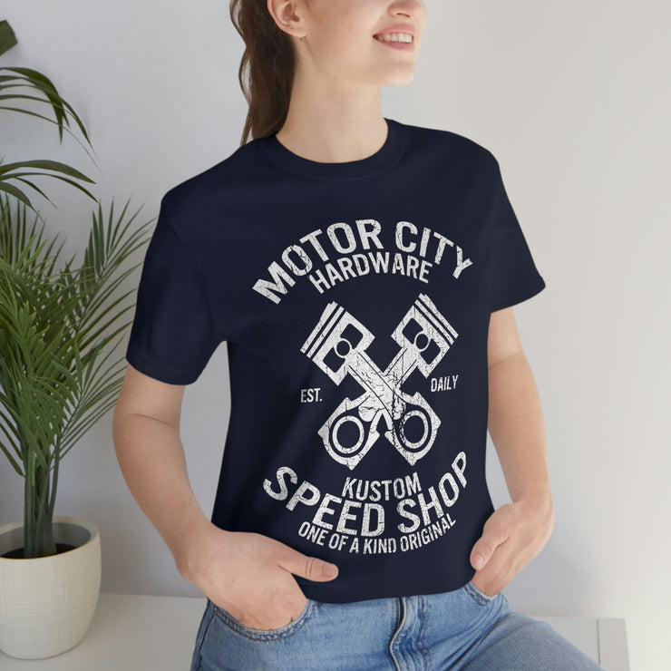 Motor City Speed Shop Unisex Jersey Short Sleeve Tee T Shirt