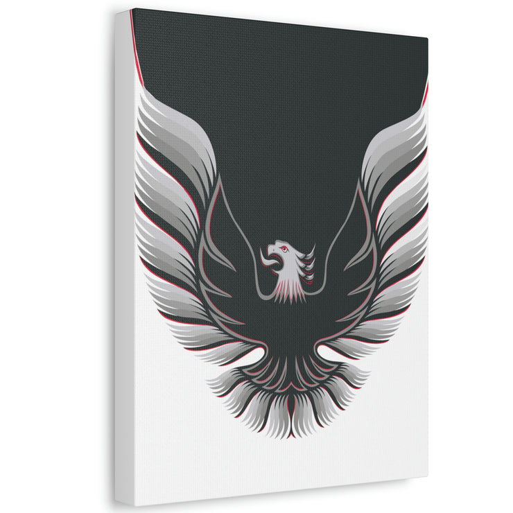 GMC Indy Pace Firebird Trans Am Tribute Stretched Canvas Wall Art grey