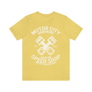 Motor City Speed Shop Unisex Jersey Short Sleeve Tee T Shirt