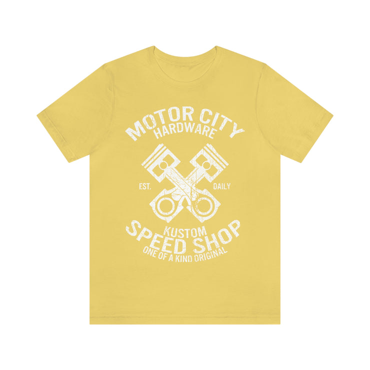 Motor City Speed Shop Unisex Jersey Short Sleeve Tee T Shirt