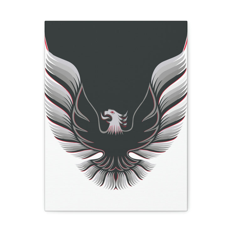 GMC Indy Pace Firebird Trans Am Tribute Stretched Canvas Wall Art grey