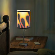 Classic Hot Rod Flame Pinstripe  Lamp on a Stand, US|CA plug