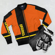 Power Wagon Truck Tribute Jacket Men's AOP Bomber Jacket  black/yellow/orange