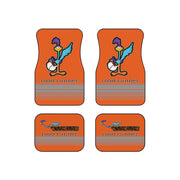 77 Plymouth Roadrunner Tribute Car Floor Mats (Set of 4) Orange