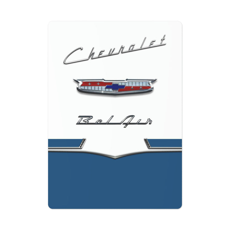 1956 56 Bel Air Tribute Poker Cards Blue