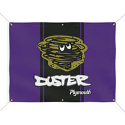 Plymouth Duster Garage Shop Banner Tribute Matte Banner purple/black