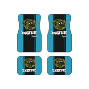 Vintage Style Plymouth Duster Tribute Car Floor Mats (Set of 4)  turquoise /black